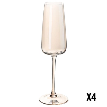 Kieliszki do szampana Westwing Ellery zestaw 4 sztuk kieliszek 230 ml