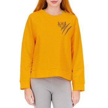 Bluza damska Plein Sport C-Neck bawełniana pomarańczowa
