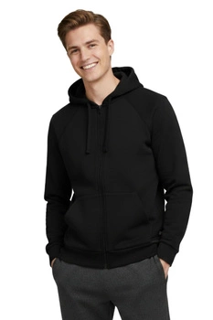 Bluza męska dresowa Champion z kapturem rozsuwana czarna