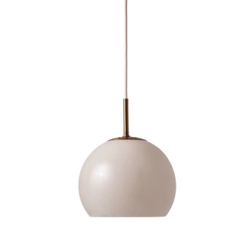 Lampa sufitowa Frandsen Ball wisząca piaskowy szary 18 cn