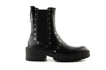 Buty damskie Zara Chelsea botki z ćwiekami czarne r. 37