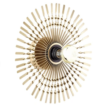 Lampa ścienna Brilliant Mendoza elegancka złota i nowoczesna kinkiet