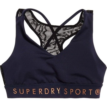 Top damski Superdry Avtive Studio biustonosz sportowy granatowy