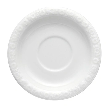 Spodek pod filiżankę porcelanowy Rosenthal Maria Weiss biały 12 cm