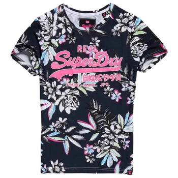 Koszulka damska Superdry Vintage Logo Tropical t-shirt z nadrukiem