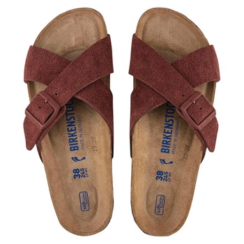Klapki damskie Birkenstock Classic Siena skórzane