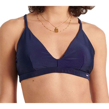 Góra od bikini Superdry Surt Top Bikini stroju kąpielowego niebieska