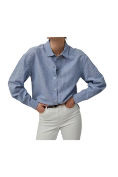 Koszula damska Vila Duffy w paski klasyczna oversize