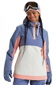 Kurtka damska Roxy Shelter narciarska kremowo niebieska