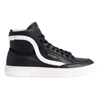Buty damskie Superdry Basket Lux Trainer sneakersy czarne