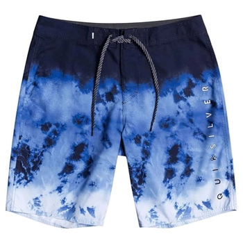 Spodenki chłopięce Quiksilver boardshorty kąpielowe niebieskie tie dye