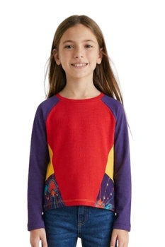 Bluza dziecięca Desigual Billie koszulka z długim rękawem r. 98