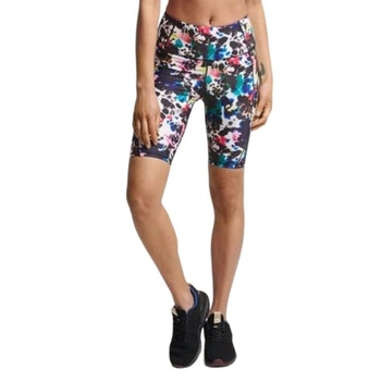 Spodenki damskie Superdry Core 9inch Tight sportowe kolarki