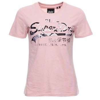 Koszulka damska Superdry Photo Rose t-shirt różowy z logo