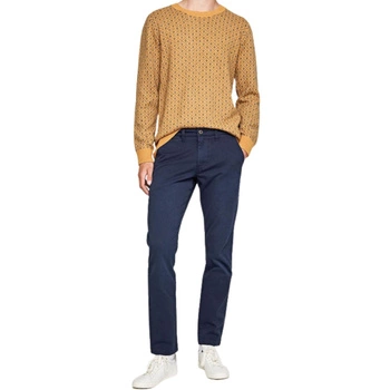 Spodnie Pepe Jeans Charly Chino męskie granatowe