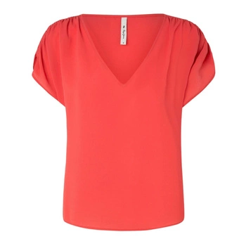 Bluzka damska Pepe Jeans Pazia luźna czerwona