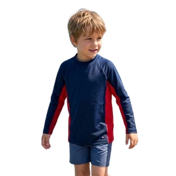 Koszulka dziecięca Tommy Hilfiger Rashguard do pływania z długim rękawem r. 110