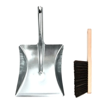 Zmiotka i szufelka Esschert Design drewniana metalowa
