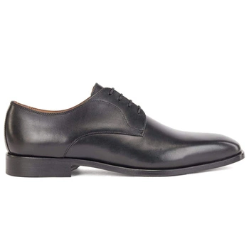 Buty męskie Hugo Boss Lisbon Derby skórzane eleganckie brązowe