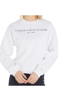 Bluza damska Tommy Hilfiger Mdrn Reg Corp Logo dresowa klasyczna z polarem