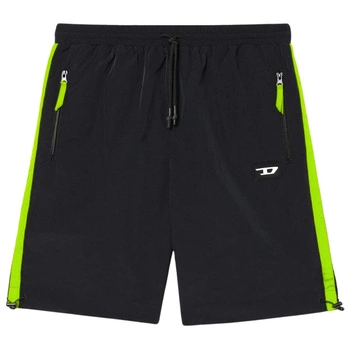 Spodenki męskie sportowe Diesel czarne nylonowe