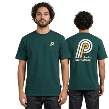 Koszulka męska PARLEZ Dabney zielona T-Shirt r. XL