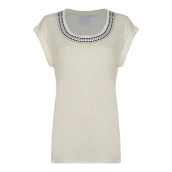 Koszulka damska Bellfield Glenni luźna ecru