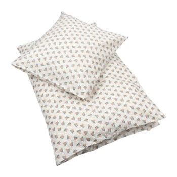 Pościel bawełniana dziecięca Konges Sløjd komplet 140x100 40x45 cm