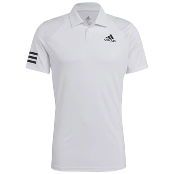 Koszulka męska Adidas Club Tennis 3‑Stripes Polo polówka tenisowa biała