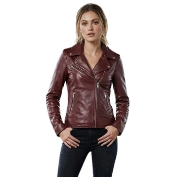 Kurtka damska skórzana Chyston Hortence brodowa ramoneska