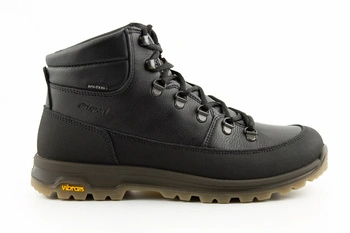 Buty męskie Grisport trekkingowe skórzane Spo-tex Vibram czarne r. 45