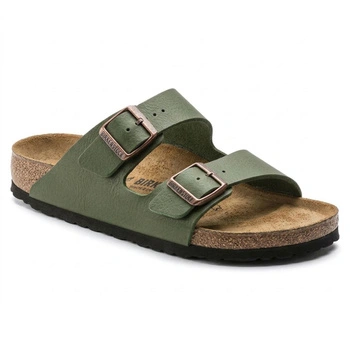 Klapki męskie Birkenstock Arizona BS Vegan zielone r. 42