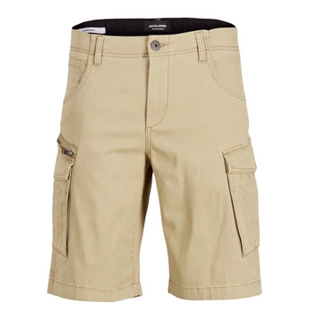 Spodenki dla chłopca Jack&Jones Charlie Cargo krótkie bermudy beżowy