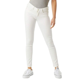 Spodnie damskie Lee Scarlett Optix białe skinny dopasowane