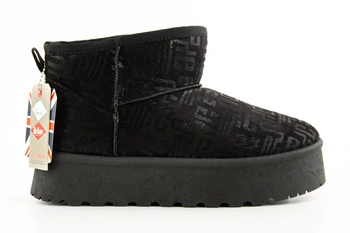 Buty damskie Lee Cooper zimowe z kożuszkiem czarne r. 41