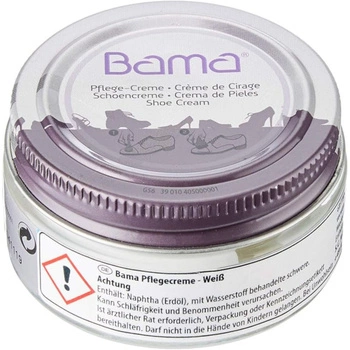 Krem pielęgnacyjny do butów Bama pasta biała 50 ml