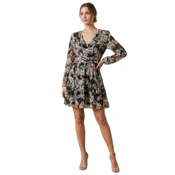 Sukienka damska Sinequanone Robyn w kwiaty przed kolano r. XL