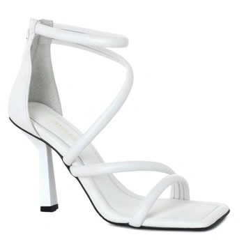 Buty damskie Guess Leance szpilki skórzane sandały białe r. 39