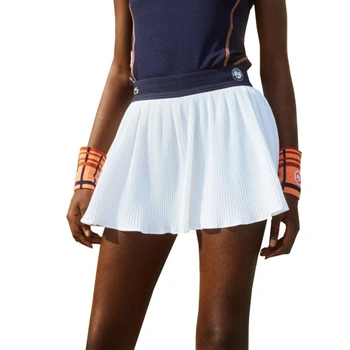 Spódnica damska Lacoste Roland Garros tenisowa biała logo r. XXS
